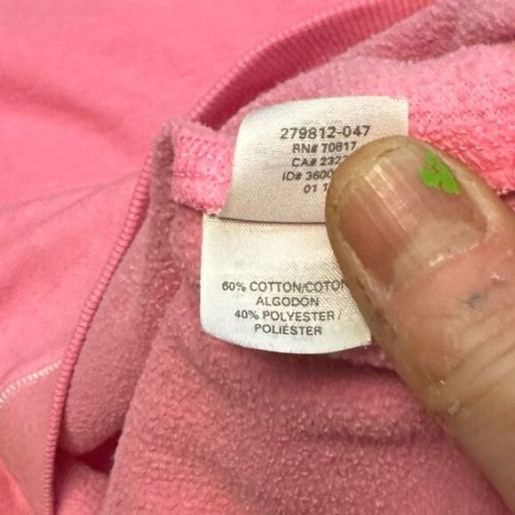 VICTORIA’S SECRET Women’s Pink Supermodel Essentials 3/4 Sleeve Pullover Sweatsh - Picture 4 of 5